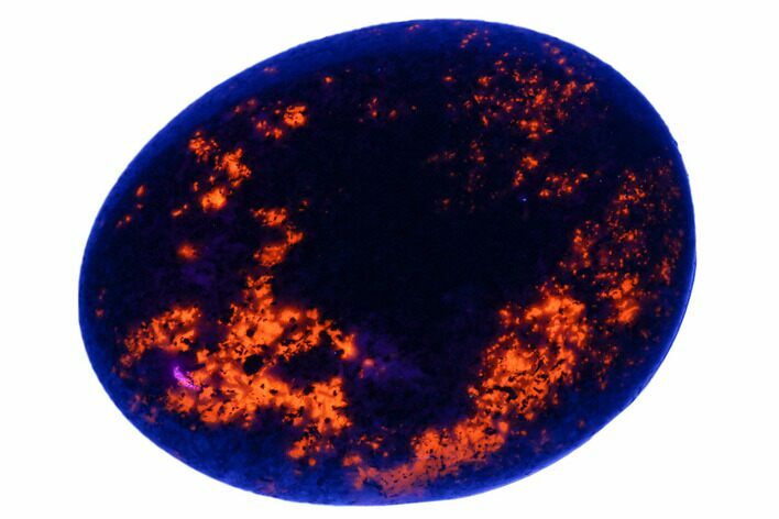 Polished Yooperlite Pebble - Highly Fluorescent! #177452